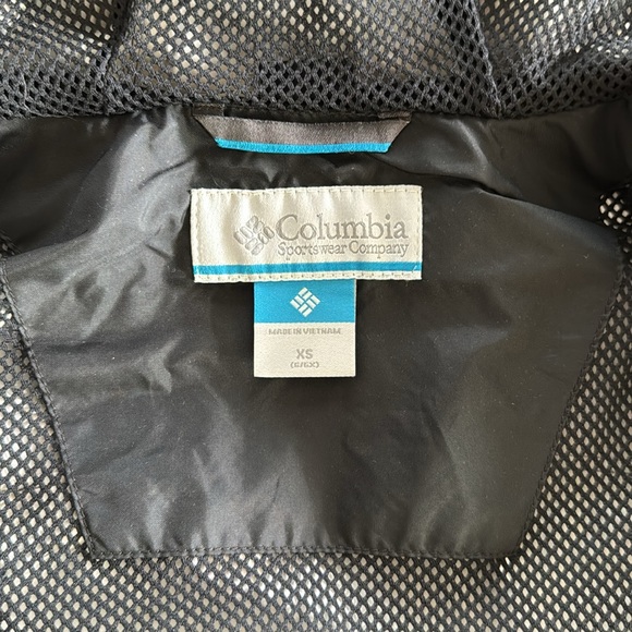 Columbia Girls’ Arcadia Rain Jacket black size XS 6/6X New Without Tags - Picture 4 of 8